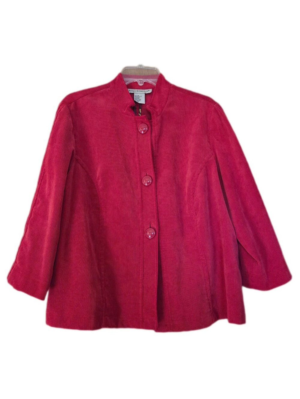 Requirements Red Corduroy Blazer Size Fall Layer Staple XL
